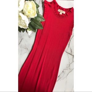 Michael Kors Stretch Ribbed Knit Dress